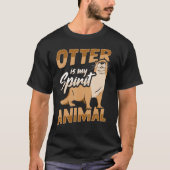 Sea Otter Pun For A Zoo Animal Tシャツ (正面)