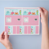 Sea/Pink Jale Candyバーラベル2の下 チラシ (手)