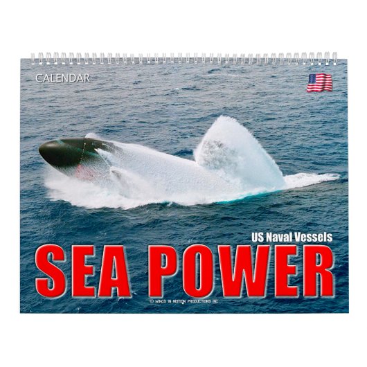 SEA POWER – 米国海軍 カレンダー (カバー)