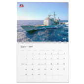 SEA POWER – 米国海軍 カレンダー (3月 2027)