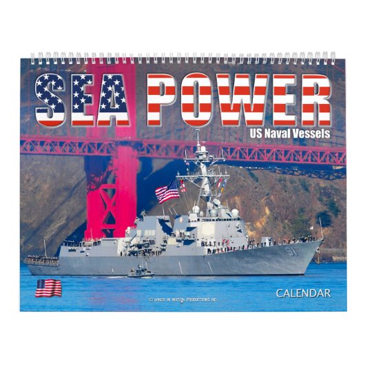 SEA POWER – 米国海軍 カレンダー (カバー)
