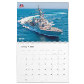 SEA POWER – 米国海軍 カレンダー (1月 2027)