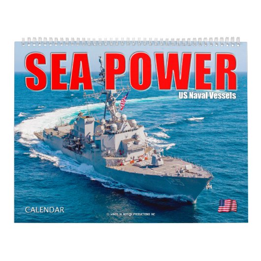 SEA POWER – 米国海軍 カレンダー (カバー)