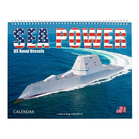SEA POWER – 米国海軍 カレンダー (カバー)