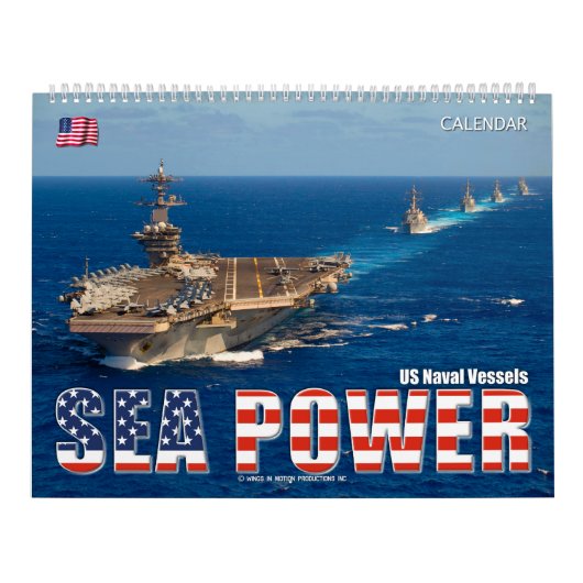 SEA POWER – 米国海軍 カレンダー (カバー)