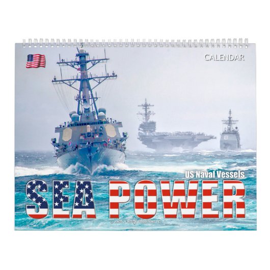 SEA POWER – 米国海軍 カレンダー (カバー)