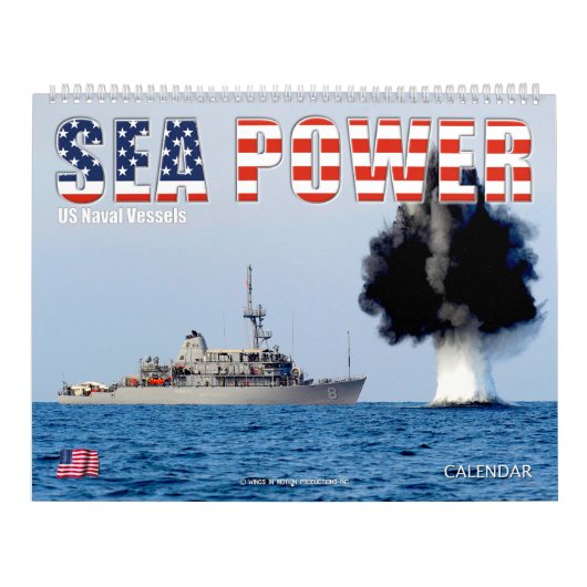 SEA POWER – 米国海軍 カレンダー (カバー)