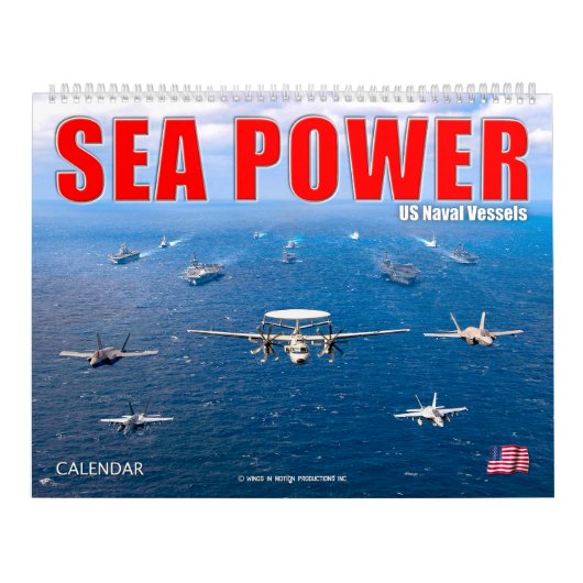 SEA POWER – 米国海軍 カレンダー (カバー)