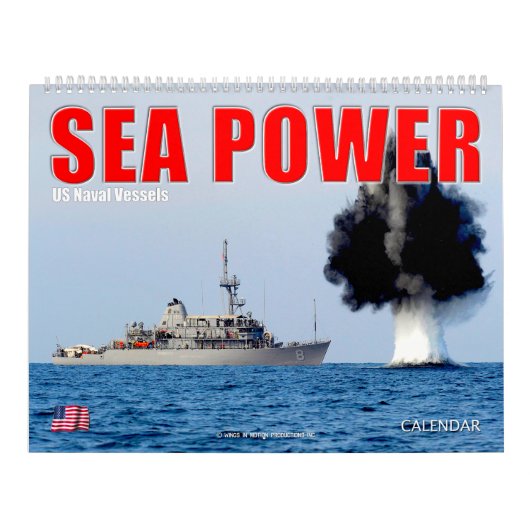 SEA POWER – 米国海軍 カレンダー (カバー)
