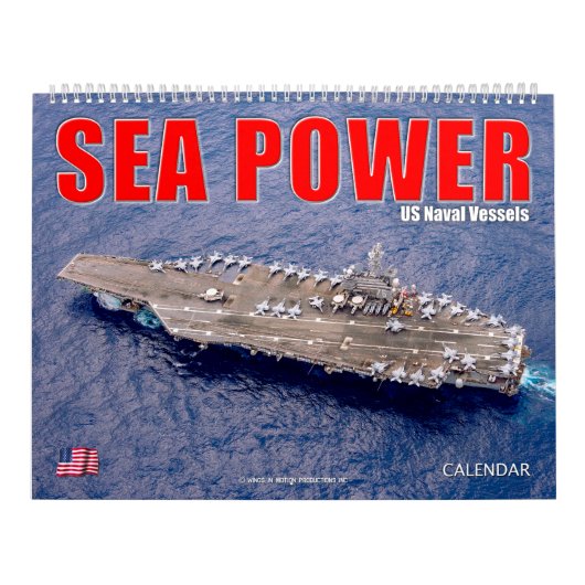 SEA POWER – 米国海軍 カレンダー (カバー)