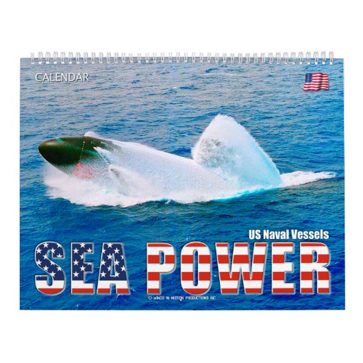 SEA POWER – 米国海軍 カレンダー (カバー)