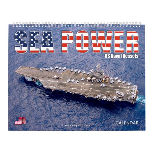SEA POWER – 米国海軍 カレンダー (カバー)