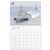 SEA POWER – 米国海軍 カレンダー (3月 2027)