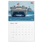 SEA POWER – 米国海軍 カレンダー (2月 2027)