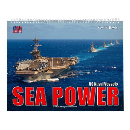 SEA POWER – 米国海軍 カレンダー (カバー)