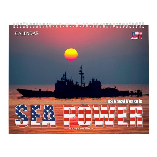 SEA POWER – 米国海軍 カレンダー (カバー)