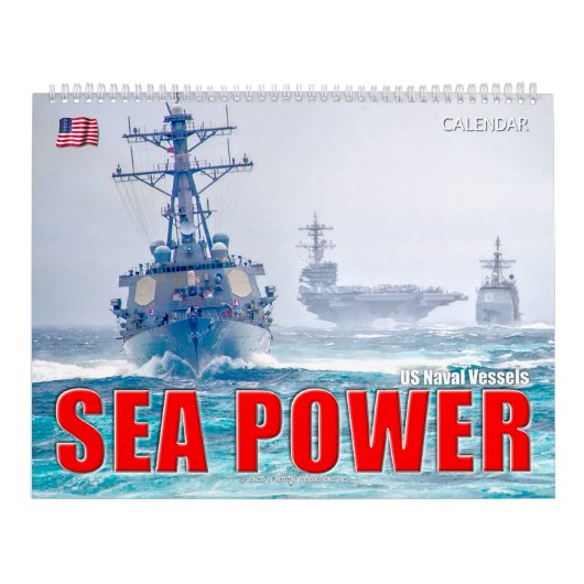 SEA POWER – 米国海軍 カレンダー (カバー)