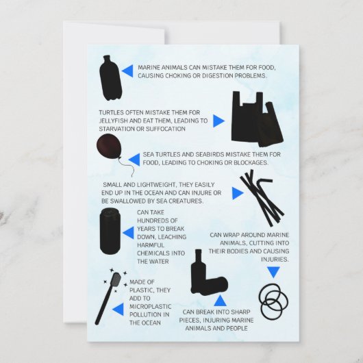 Sea-riouslyFun Ocean Protector Scavenger Hunt Card 招待状 (裏面)