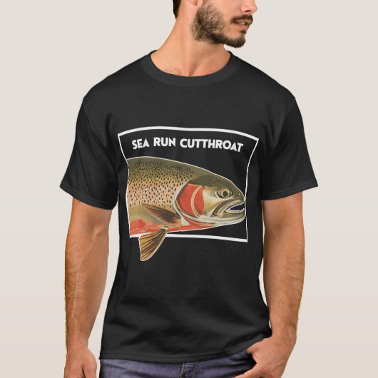 Sea Run Cutthroat Trout Fisherman Gift Tシャツ (正面)