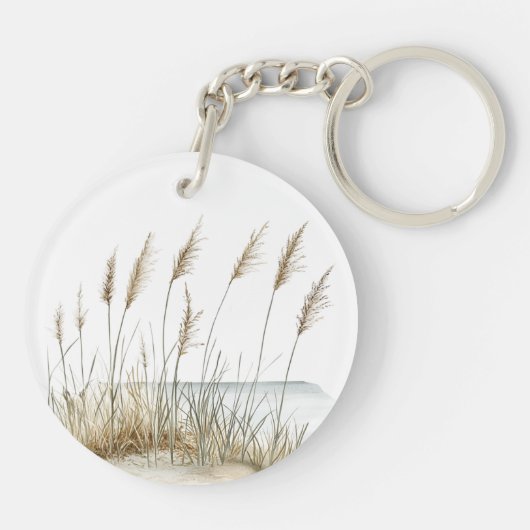 Sea Sand Rocks Serenity Beach Dream キーホルダー (裏面)