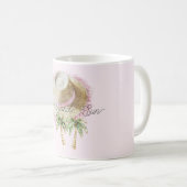 Sea Sand Sun Straw Hat Palm Trees コーヒーマグカップ (正面右)