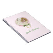 Sea Sand Sun Straw Hat Palm Trees Sunshine ノートブック (右側)