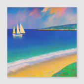 Sea Scape 09 「湾のヨット」 (正面)