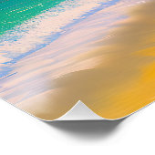 Sea Scape 09 「湾のヨット」 ポスター (コーナー)