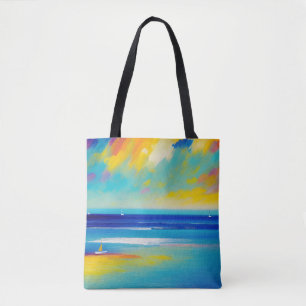 Sea Scape 10 「砂に突き刺さった」。 トートバッグ