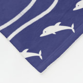 Sea seamless pattern. Vintage illustration. フリースブランケット (角)