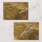 Sea Shellプロファイルカード 名刺 (正面/裏面)