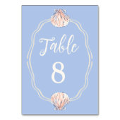 sea shell テーブルナンバー (裏面)