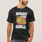 sea shell hunter and Conch Collector seashell hunt Tシャツ (正面)