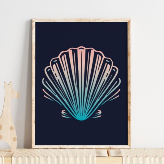 Sea Shell Print | Sea Shell Wall Print ポスター