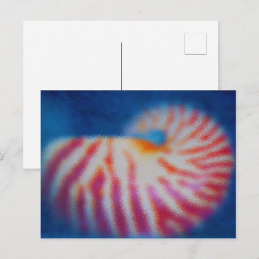 Sea Shell under Water ポストカード (正面/裏面)