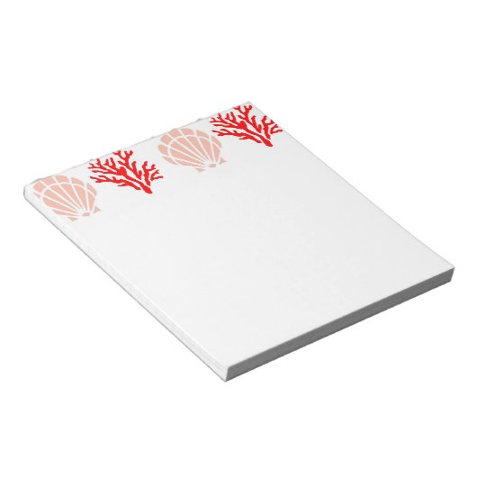 Sea ShellsとCoral Notepad ノートパッド (アングル)