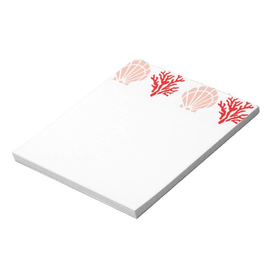 Sea ShellsとCoral Notepad ノートパッド (回転)