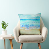*~* Sea Shore AR7 Beach Nautical Waves Surf Beach クッション (椅子)