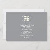 Sea Side Christmas in July Custom Name Log & Text 招待状 (裏面)