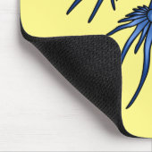 Sea slug blue dragon illustration マウスパッド (コーナー)