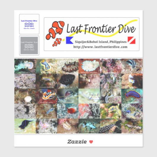 【Sea Slug】Put on Your Diving Log Book! シール (シート)