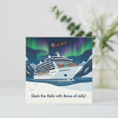 Sea-son’s Greetings. Christmas card for cruisers! シーズンカード (スタンド正面)