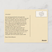 Sea Spell by Dante Gabriel Rossetti ポストカード (裏面)