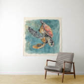 Sea Turtle タペストリー (インサイチュ(横))