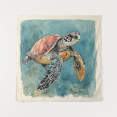 Sea Turtle タペストリー (正面)