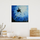 Sea Turtle ポスター (キッチン)