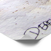 sea_turtle_絵画s_2 ポスター (角)