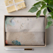 Sea Turtle and Coral Decoupage 薄葉紙 (ギフト)
