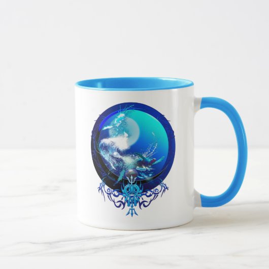 SEA TURTLE BLUE MOON RACE マグカップ (右)