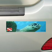 Sea Turtle Bumper Sticker バンパーステッカー (車上)
